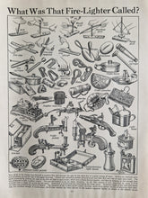 Load image into Gallery viewer, Fire Lighters Image Illustrations Vintage Drawing Image Book Plate, What Was That Fire Lighter Calle
