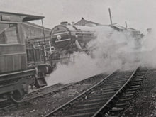 Load image into Gallery viewer, Black White Photo Locomotive Steam Engine North Yorkshireman 23/06/81 4472 Flying Scotman Passes the
