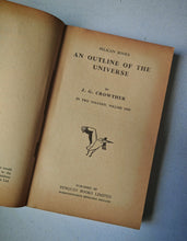 Load image into Gallery viewer, An Outline of the Universe Vol. 1 by J. G. Crowther 1938 Pelican Books Edition
