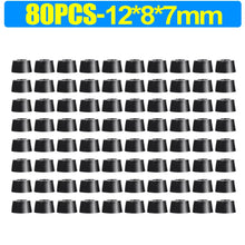 Load image into Gallery viewer, 8/80Pcs Rubber Pads Floor Protectors Non-slip Cutting Board Furniture Bumper Gasket Table Chair Leg Cover Furniture Hardware Mat
