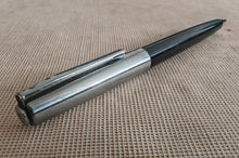 Load image into Gallery viewer, Platignum Mechanical Pencil , Black &amp; Chrome , Vintage Style , 13cm Used
