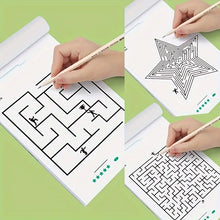 Load image into Gallery viewer, Children&#39;s Concentration Maze Training Book Student Thinking Development ame Puzzle Intelligence Development Toy, Maze Game Book
