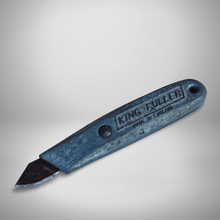 Load image into Gallery viewer, Vintage Grey HANDLE Aluminium King Fuller Utility Knife c1960 / 1970  - for Craft Work and DIY in Good Condition
