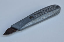 Load image into Gallery viewer, Vintage Grey HANDLE Aluminium King Fuller Utility Knife c1960 / 1970  - for Craft Work and DIY in Good Condition
