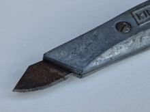 Load image into Gallery viewer, Vintage Grey HANDLE Aluminium King Fuller Utility Knife c1960 / 1970  - for Craft Work and DIY in Good Condition
