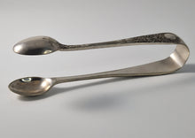 Load image into Gallery viewer, Silver Plated Sugar Cube / Ice Grabber Tongs, Spoon Tongs, Vintage Silverware, 10.5cm Tongs, Sugar Tongs, Sugar Nips
