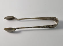 Load image into Gallery viewer, EPNS Silver Plated Sugar Cube / Ice Grabber Tongs, Spoon Tongs, Vintage Silverware, 10.5cm Tongs, Sugar Tongs, Sugar Nips
