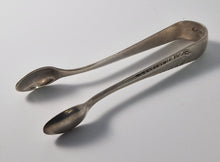 Load image into Gallery viewer, EPNS A1 Silver Plated Sugar Cube / Ice Grabber Tongs, Spoon Tongs, Vintage Silverware, 8cm Tongs, Sugar Tongs, Sugar Nips
