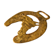 Load image into Gallery viewer, Cast brass Genuine Antique HORSE BRASS Horses Head Design Made in England
