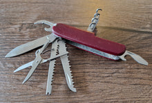 Load image into Gallery viewer, Vintage Draper Pocket Multi-Tool , 11 tools in 1 , Red
