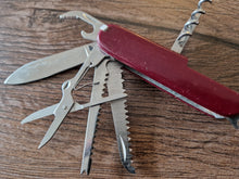 Load image into Gallery viewer, Vintage Draper Pocket Multi-Tool , 11 tools in 1 , Red
