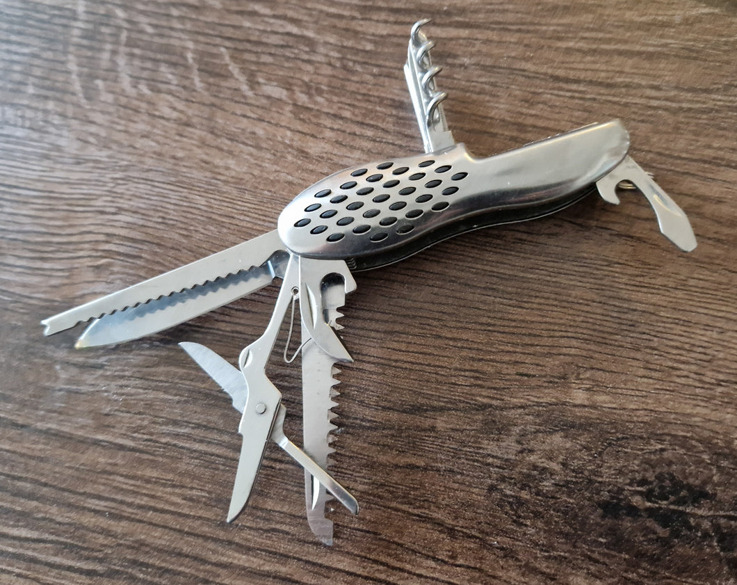 Funny peanut shaped multifunction folding knife multi pocket knife