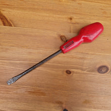 Load image into Gallery viewer, A Lovely Vintage Stanley Red Series Screwdriver Red Plastic Handle 25cm long
