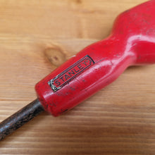 Load image into Gallery viewer, A Lovely Vintage Stanley Red Series Screwdriver Red Plastic Handle 25cm long
