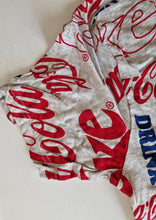 Load image into Gallery viewer, Coca Cola Grey Red and Blue T Shirt UK Size S (Small)
