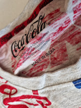 Load image into Gallery viewer, Coca Cola Grey Red and Blue T Shirt UK Size S (Small)
