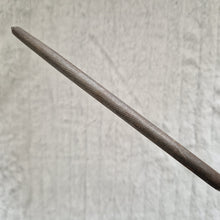Load image into Gallery viewer, Vintage 1970s cooks forged steel knife sharpener utensil teak wood wooden handle
