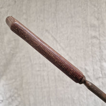 Load image into Gallery viewer, Vintage 1970s cooks forged steel knife sharpener utensil teak wood wooden handle
