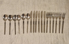 Load image into Gallery viewer, Northland Artistic Stainless Flatware Lot Oneida Spoons, Knives and Forks Set 18 Pieces
