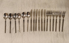 Load image into Gallery viewer, Northland Artistic Stainless Flatware Lot Oneida Spoons, Knives and Forks Set 18 Pieces
