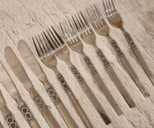 Load image into Gallery viewer, Northland Artistic Stainless Flatware Lot Oneida Spoons, Knives and Forks Set 18 Pieces
