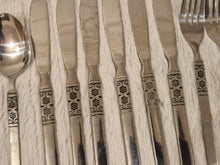 Load image into Gallery viewer, Northland Artistic Stainless Flatware Lot Oneida Spoons, Knives and Forks Set 18 Pieces
