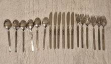 Load image into Gallery viewer, Northland Artistic Stainless Flatware Lot Oneida Spoons, Knives and Forks Set 18 Pieces
