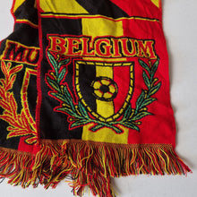 Load image into Gallery viewer, Vintage Belgium National Football Team Scarf Sports Collectable Memorabillia
