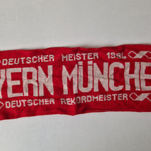 Load image into Gallery viewer, Vintage Bayern Munchen Munich Deutscher Rekordmeister Champions Football Scarf
