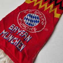 Load image into Gallery viewer, Vintage Bayern Munchen Munich Deutscher Rekordmeister Champions Football Scarf
