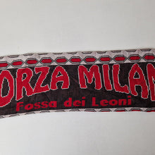 Load image into Gallery viewer, Vintage Forza Milan FC Football Scarf Sports Memorabillia
