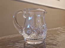 Load image into Gallery viewer, Vintage small cut crystal milk jug creamer
