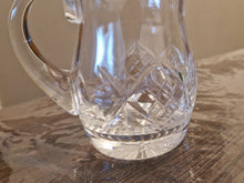 Load image into Gallery viewer, Vintage small cut crystal milk jug creamer
