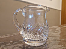 Load image into Gallery viewer, Vintage small cut crystal milk jug creamer
