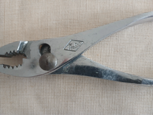 Load image into Gallery viewer, Vintage Slip Joint Pliers 16.5cm Adjustable Serrated Jaws Hand Tool Made in China
