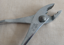 Load image into Gallery viewer, Vintage Slip Joint Pliers 16.5cm Adjustable Serrated Jaws Hand Tool Made in China
