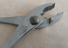 Load image into Gallery viewer, Vintage Slip Joint Pliers 16.5cm Adjustable Serrated Jaws Hand Tool Made in China
