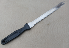 Load image into Gallery viewer, Vintage Richardson Sheffield Kitchen Devil Carving Knife 31.5cm Serrated Meat Knife UK
