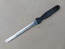 Load image into Gallery viewer, Vintage Richardson Sheffield Kitchen Devil Carving Knife 31.5cm Serrated Meat Knife UK
