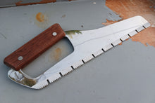 Load image into Gallery viewer, Vintage YAX Japanese Stainless Steel Meat Frozen Food Saw Rosewood Handle Boxed
