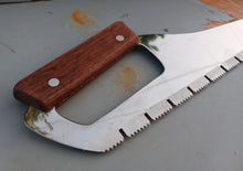 Load image into Gallery viewer, Vintage YAX Japanese Stainless Steel Meat Frozen Food Saw Rosewood Handle Boxed

