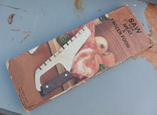 Load image into Gallery viewer, Vintage YAX Japanese Stainless Steel Meat Frozen Food Saw Rosewood Handle Boxed
