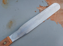 Load image into Gallery viewer, Vintage Stainless Steel Spatula Palette Knife Wooden Handle 32cm Baking Tool
