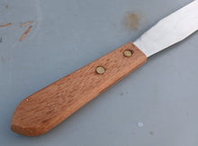 Load image into Gallery viewer, Vintage Stainless Steel Spatula Palette Knife Wooden Handle 32cm Baking Tool
