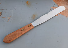 Load image into Gallery viewer, Vintage Stainless Steel Spatula Palette Knife Wooden Handle 32cm Baking Tool
