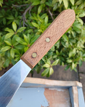 Load image into Gallery viewer, Vintage Stainless Steel Spatula Palette Knife Wooden Handle 32cm Baking Tool
