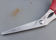Load image into Gallery viewer, Wiltshire StaySharp 21cm Kitchen Scissors Shears Red Handle Multi Purpose

