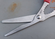 Load image into Gallery viewer, Wiltshire StaySharp 21cm Kitchen Scissors Shears Red Handle Multi Purpose
