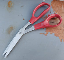 Load image into Gallery viewer, Wiltshire StaySharp 21cm Kitchen Scissors Shears Red Handle Multi Purpose

