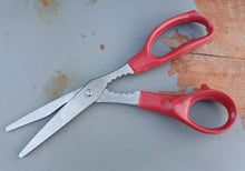 Load image into Gallery viewer, Wiltshire StaySharp 21cm Kitchen Scissors Shears Red Handle Multi Purpose
